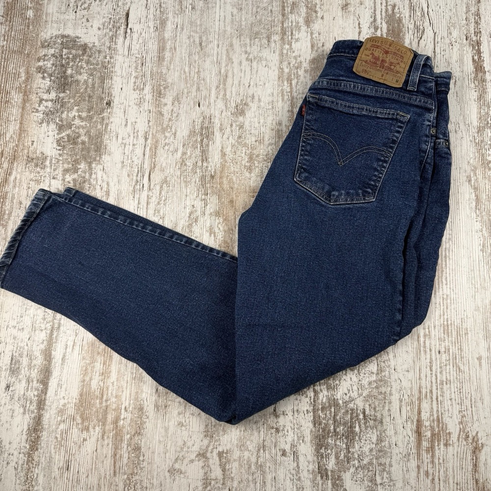 VTG Levis 550 Jeans Womens 14 Relaxed Tapered Made in USA Mom Jeans